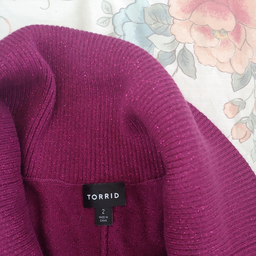 NWT purple sparkly TORRID dress - 2